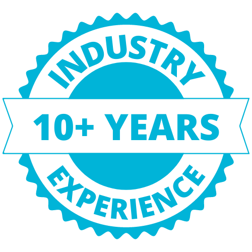 10+ Years Industry Experience